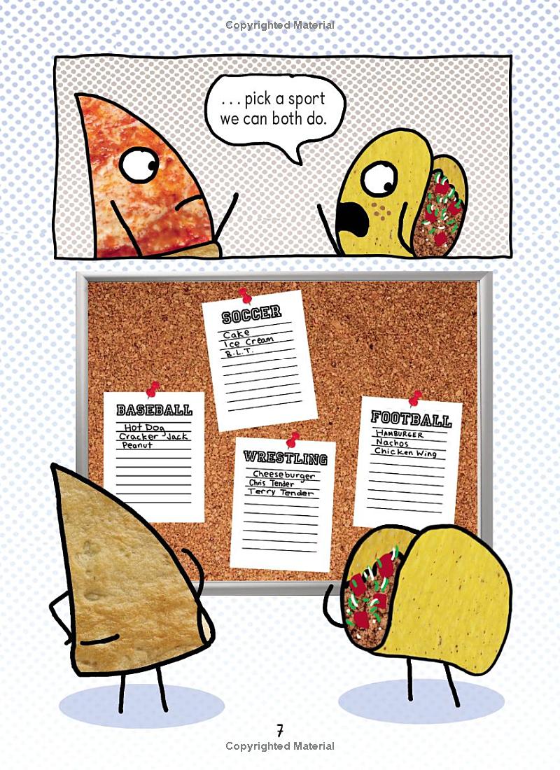 pizza and taco - wrestling mania!