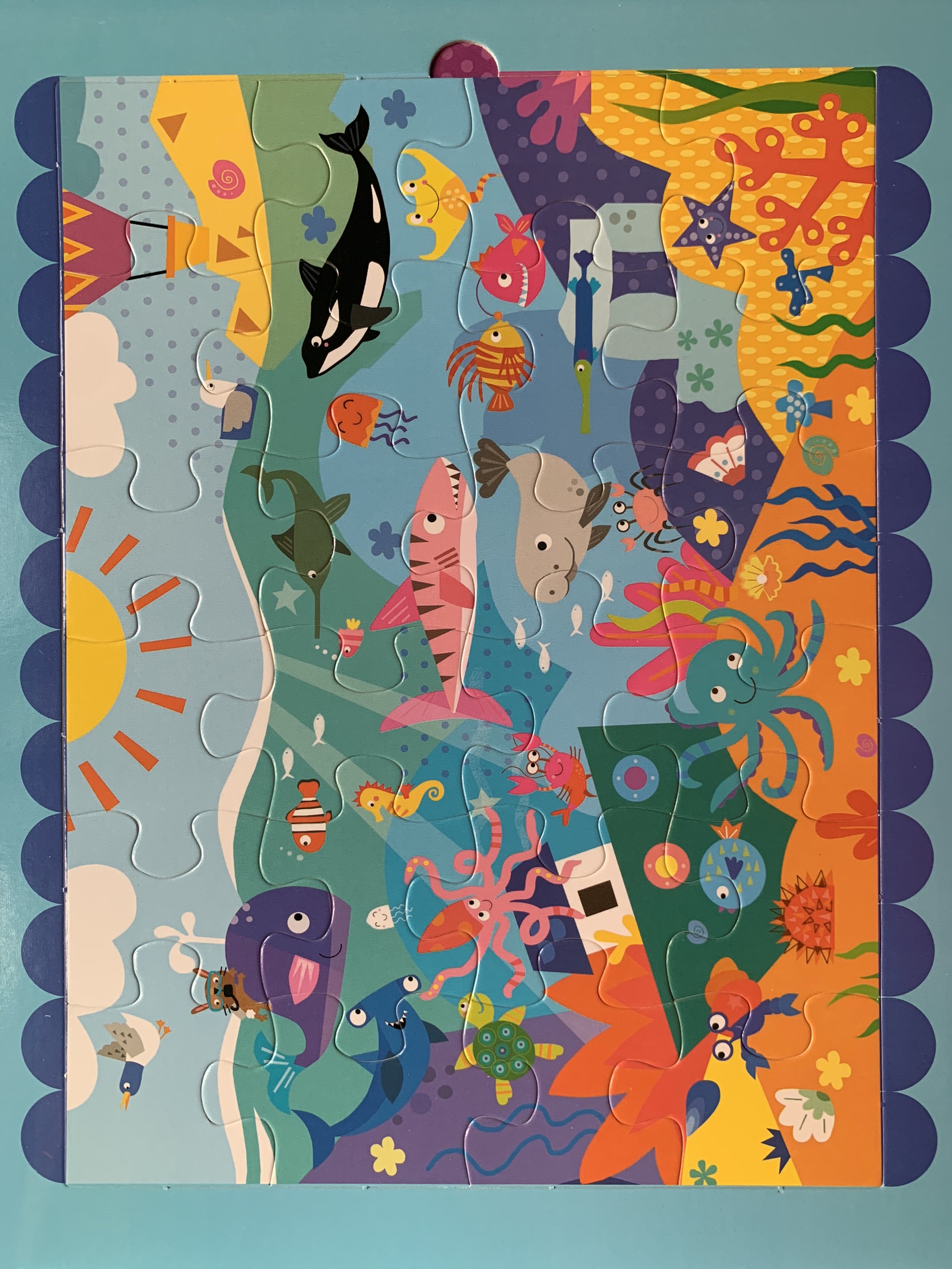 places to visit - piece by piece puzzle book