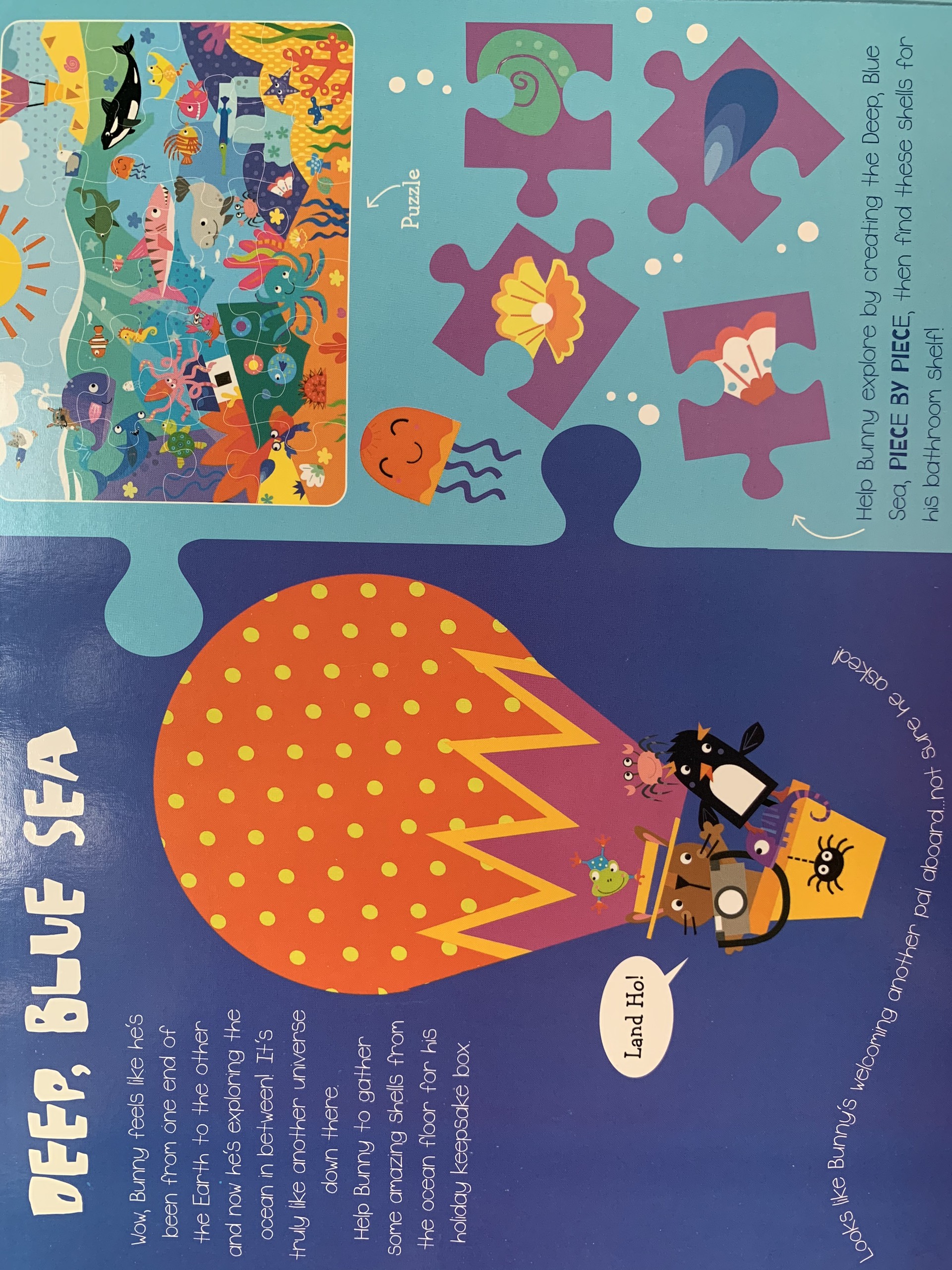 places to visit - piece by piece puzzle book