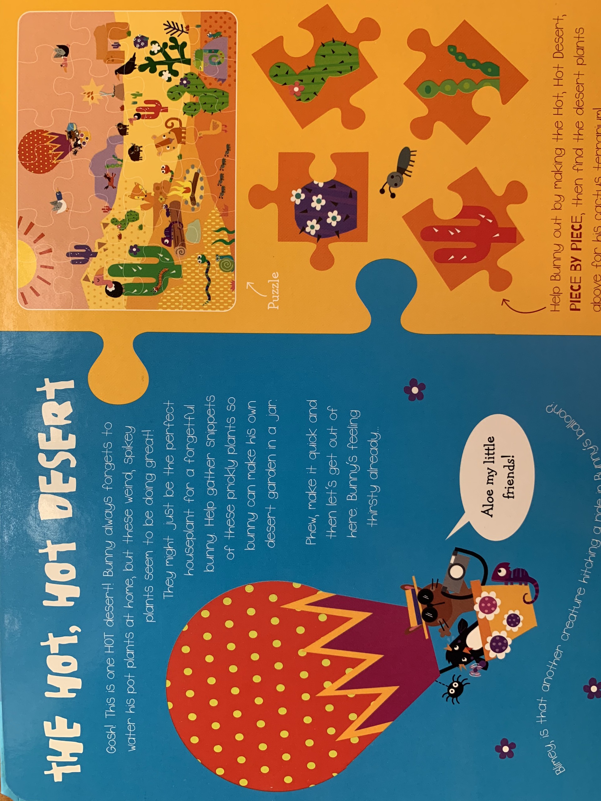 places to visit - piece by piece puzzle book