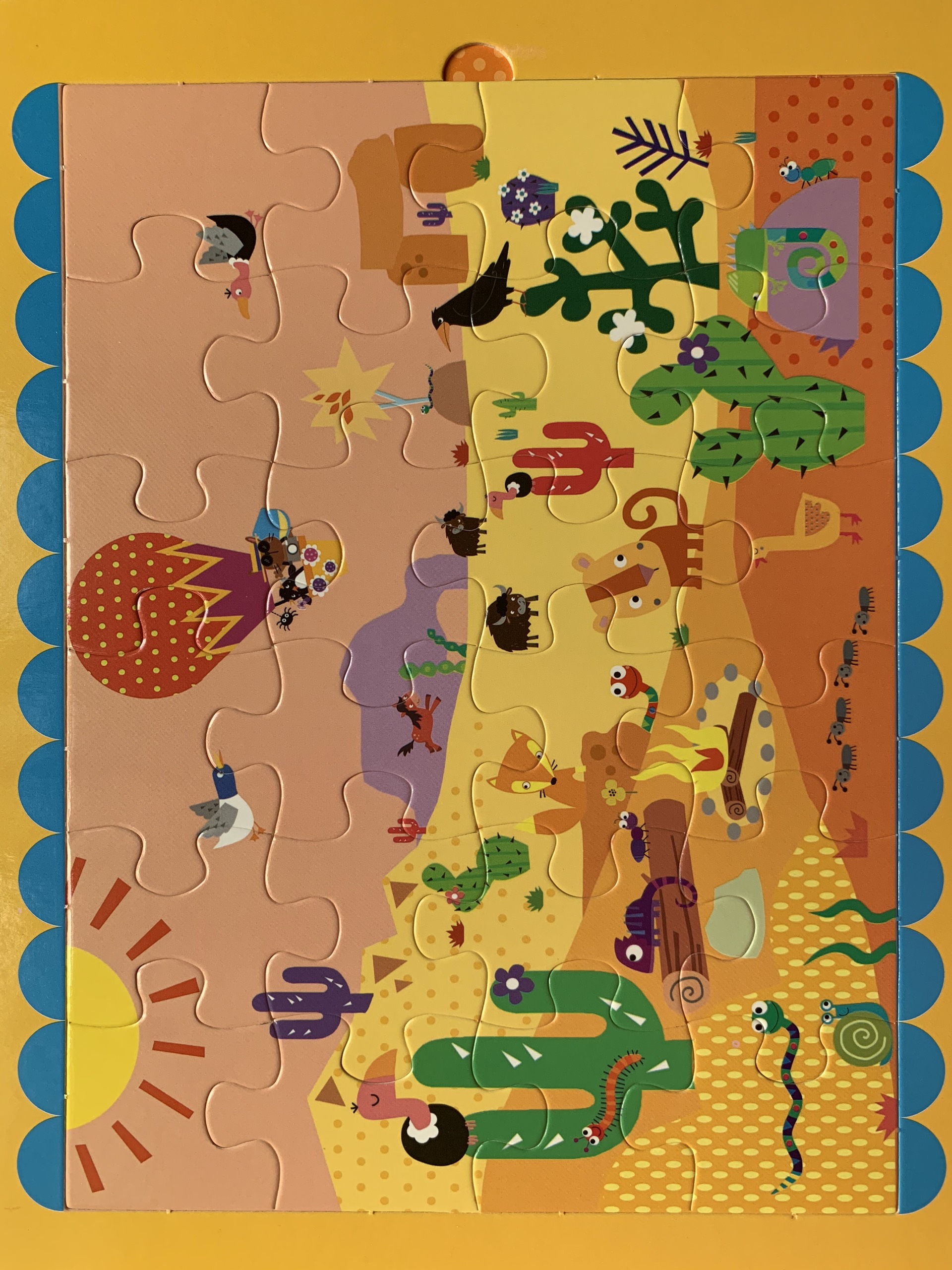 places to visit - piece by piece puzzle book