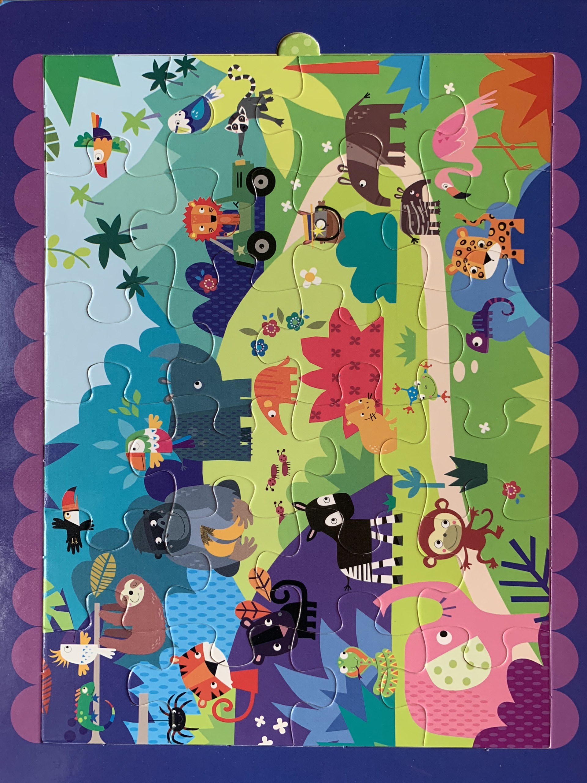 places to visit - piece by piece puzzle book