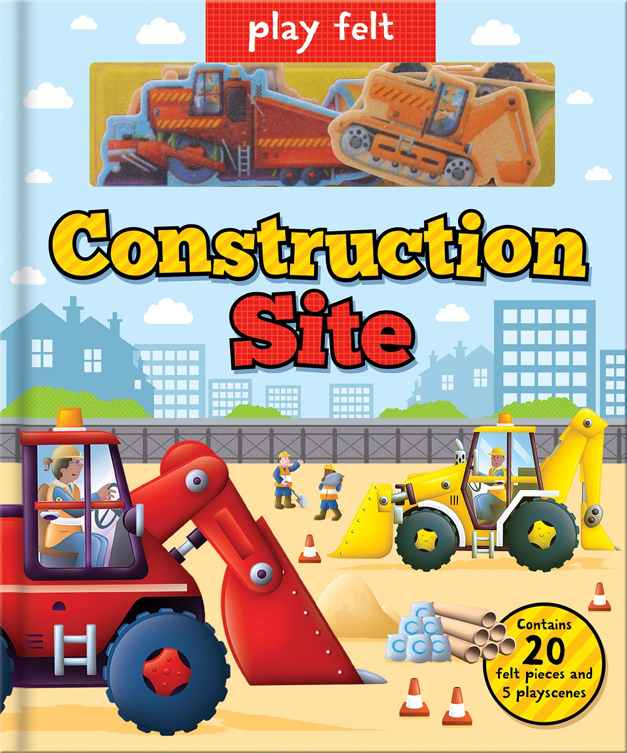 play felt - construction site
