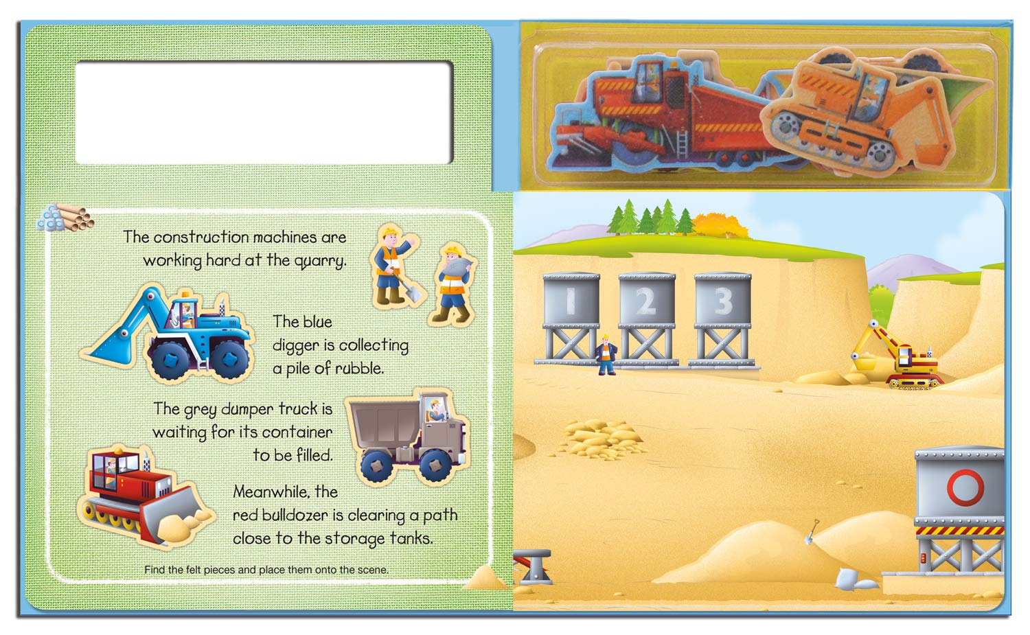 play felt - construction site