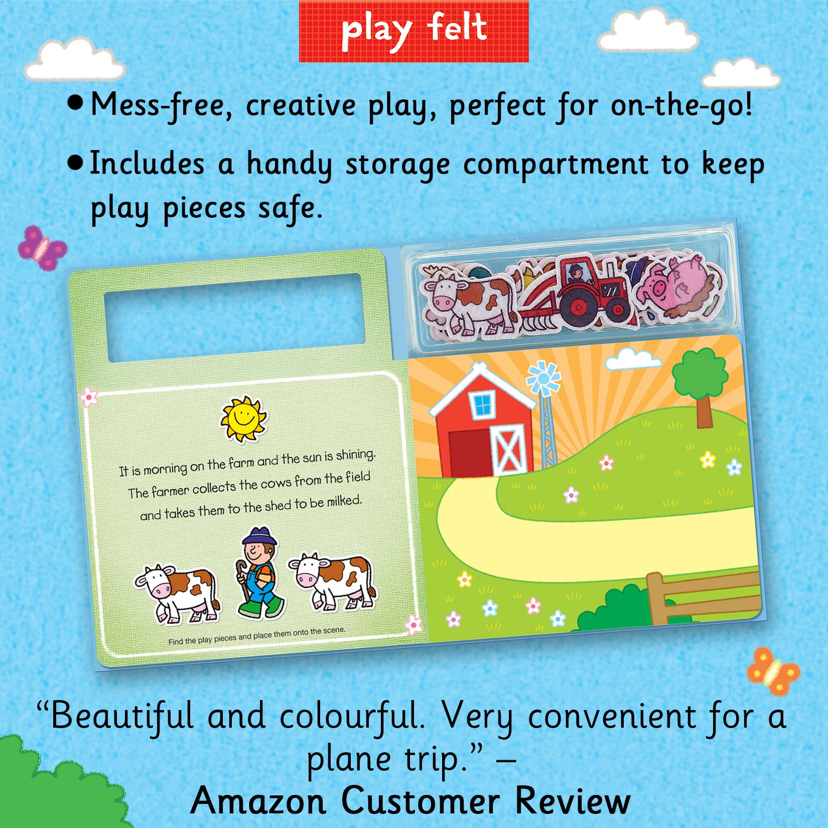 play felt - farm animals