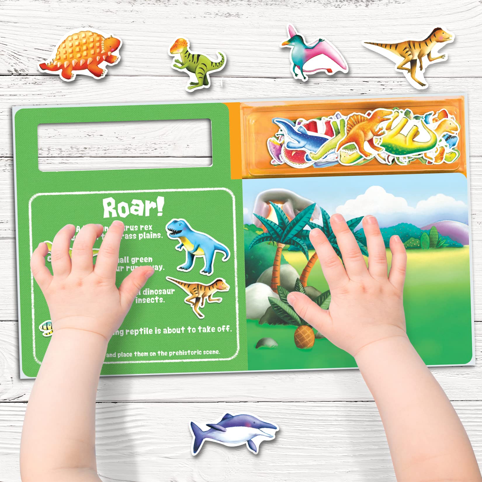 play felt - here come the dinosaurs!