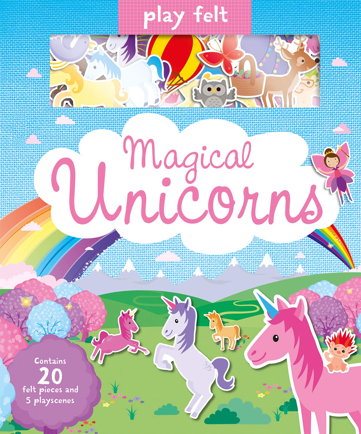 play felt - magical unicorns