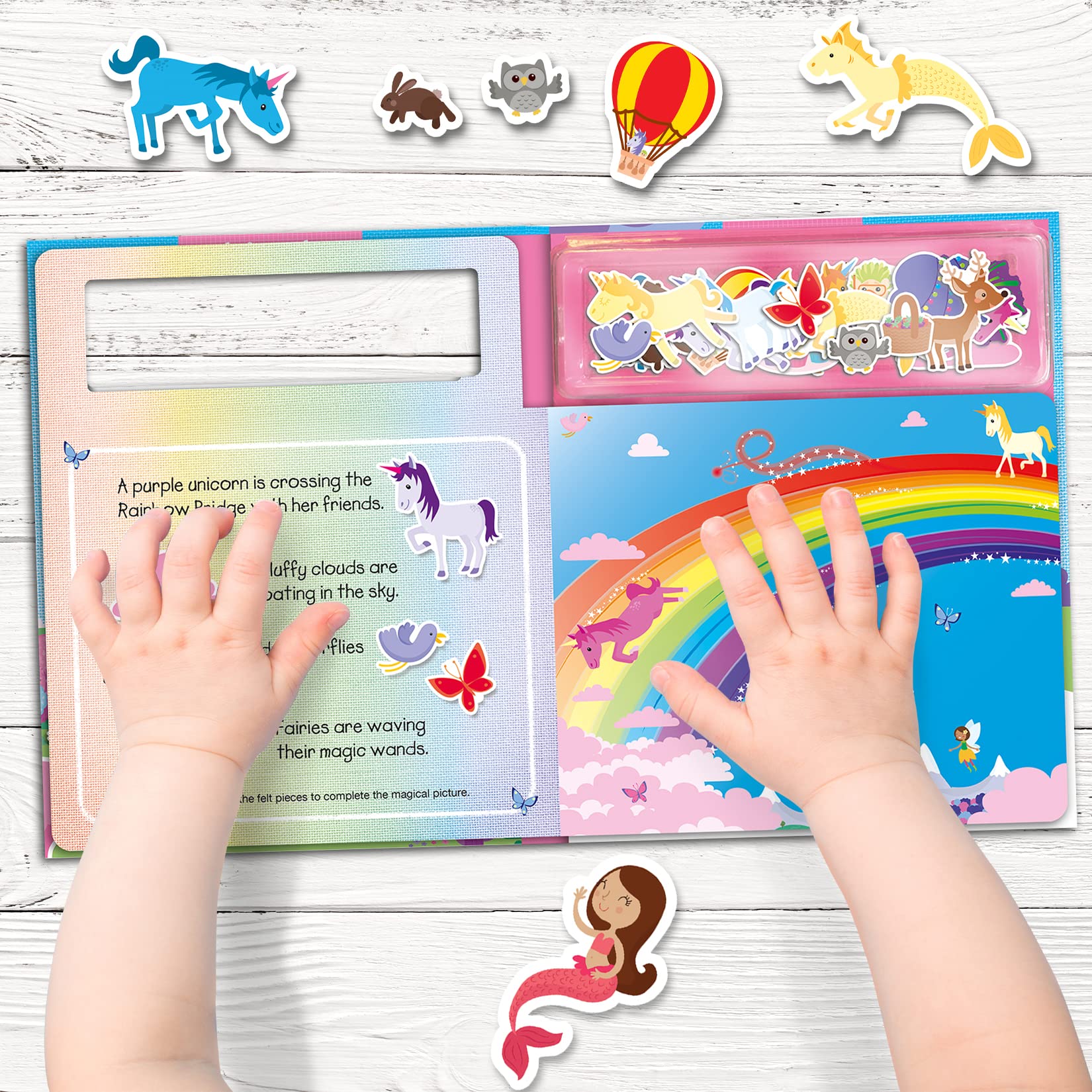 play felt - magical unicorns