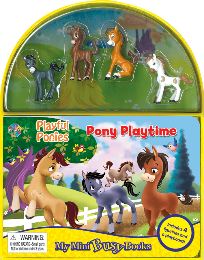 playful ponies pony playtime my mini busy book