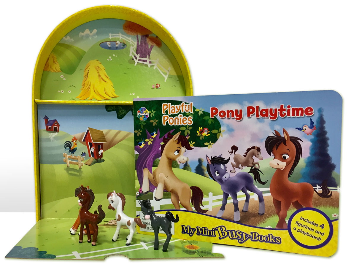 playful ponies pony playtime my mini busy book
