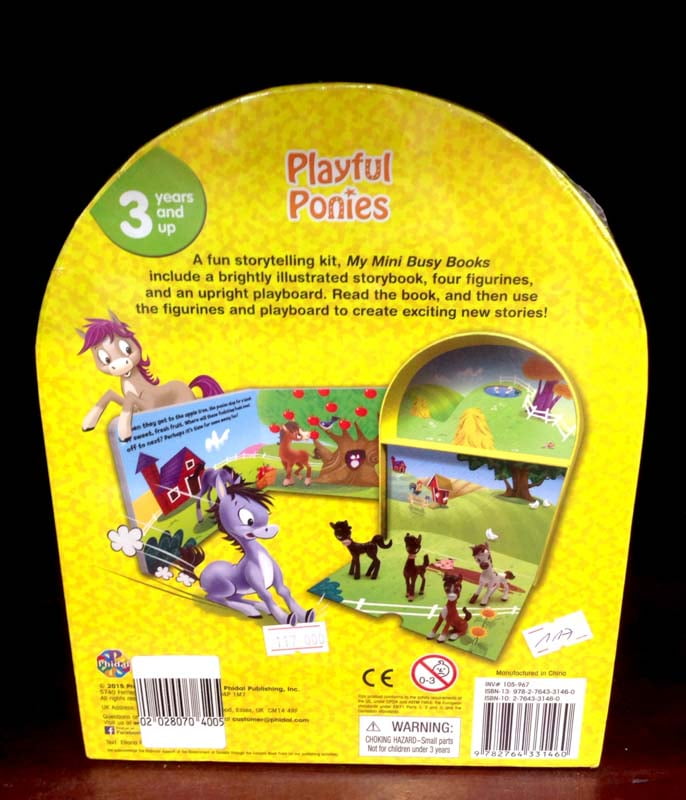 playful ponies pony playtime my mini busy book