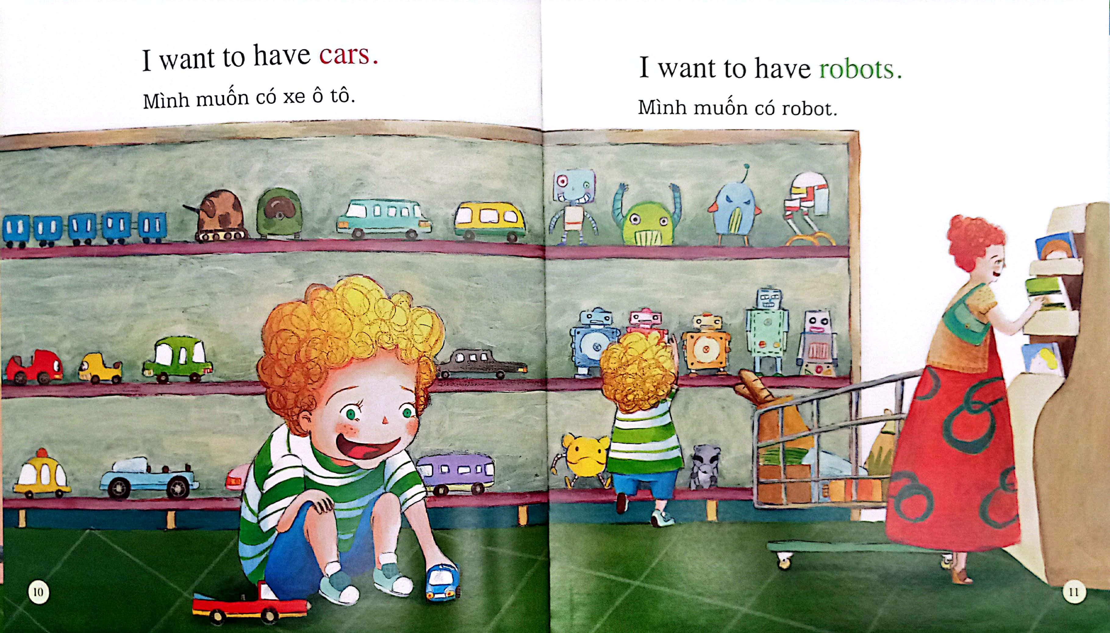 playtime in english - level 1 - i want to have toys - mình muốn có đồ chơi