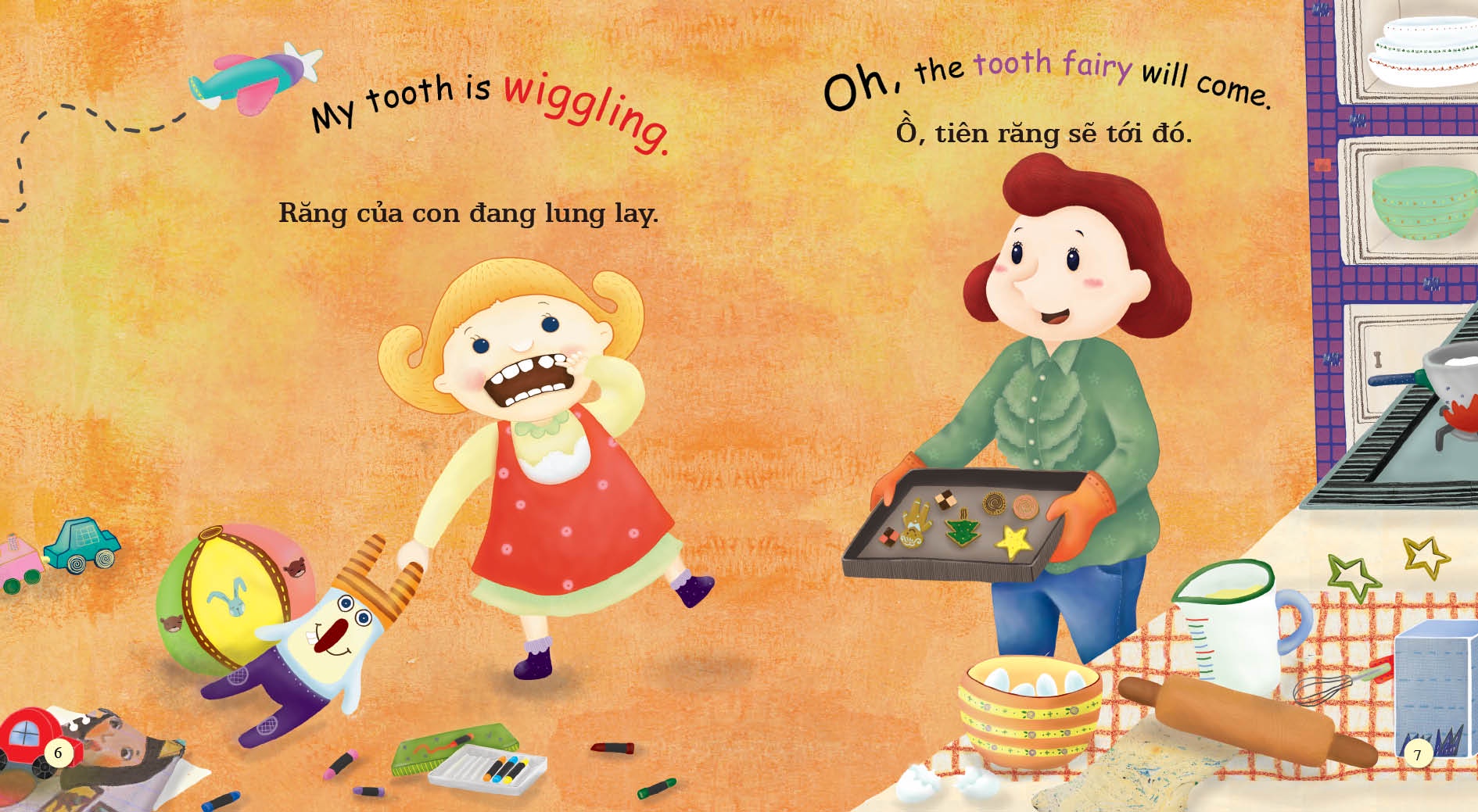 playtime in english - level 3 - tooth fairy - tiên răng