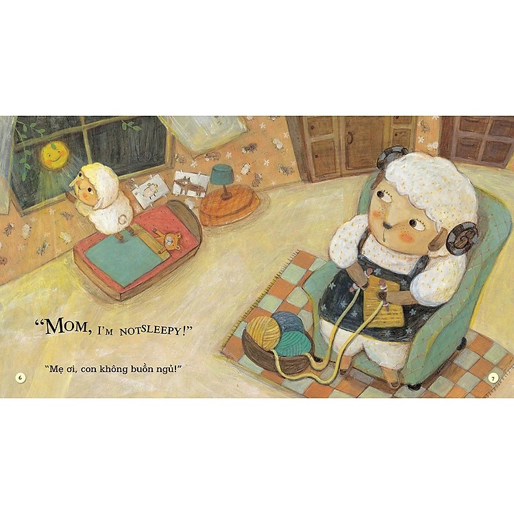playtime in english - level 4 - little sheep isn't sleepy - bé cừu không buồn ngủ