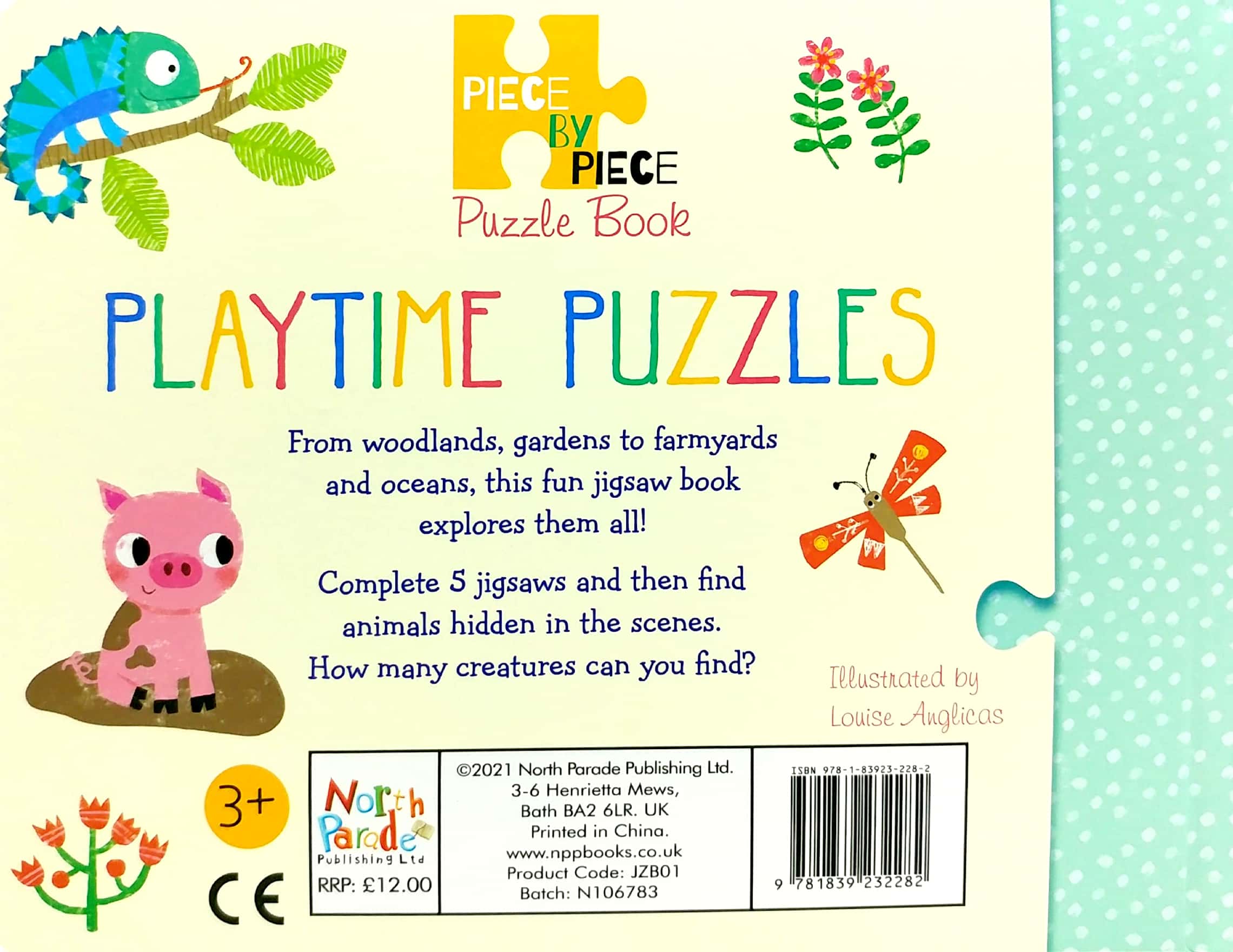 playtime puzzles - piece by piece puzzle books