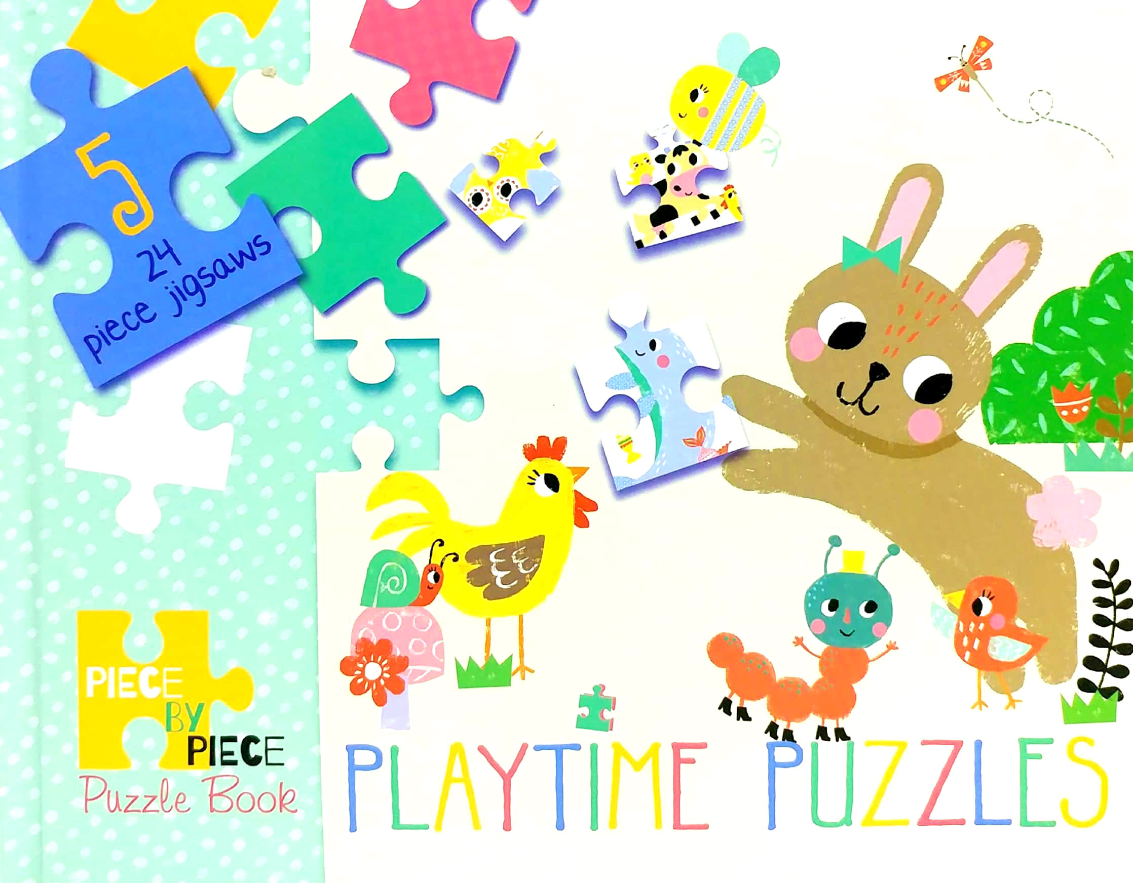 playtime puzzles - piece by piece puzzle books