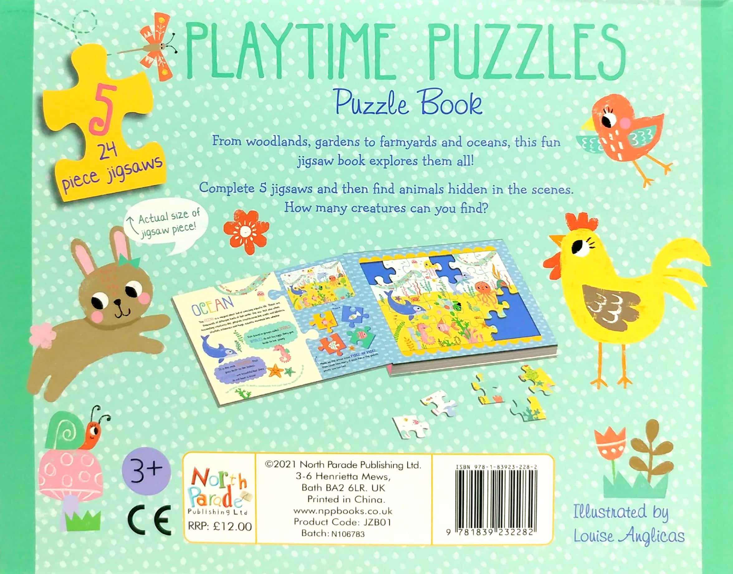 playtime puzzles - piece by piece puzzle books