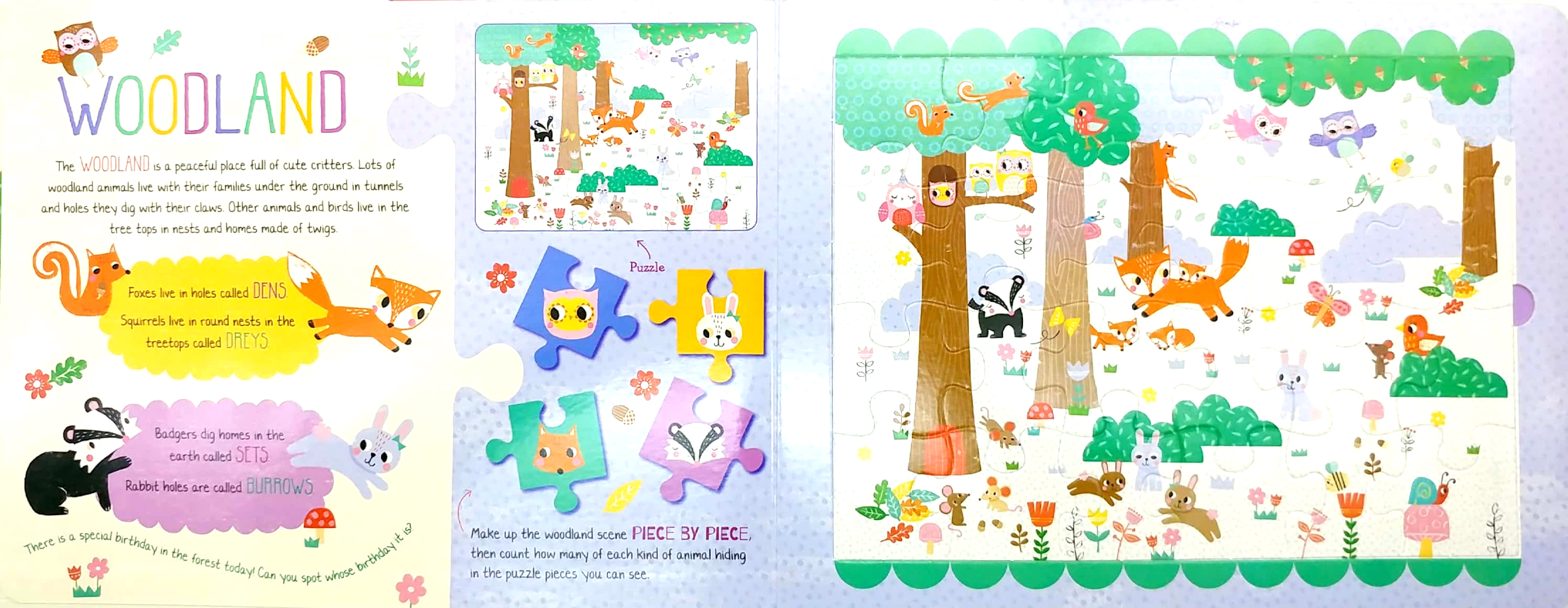 playtime puzzles - piece by piece puzzle books