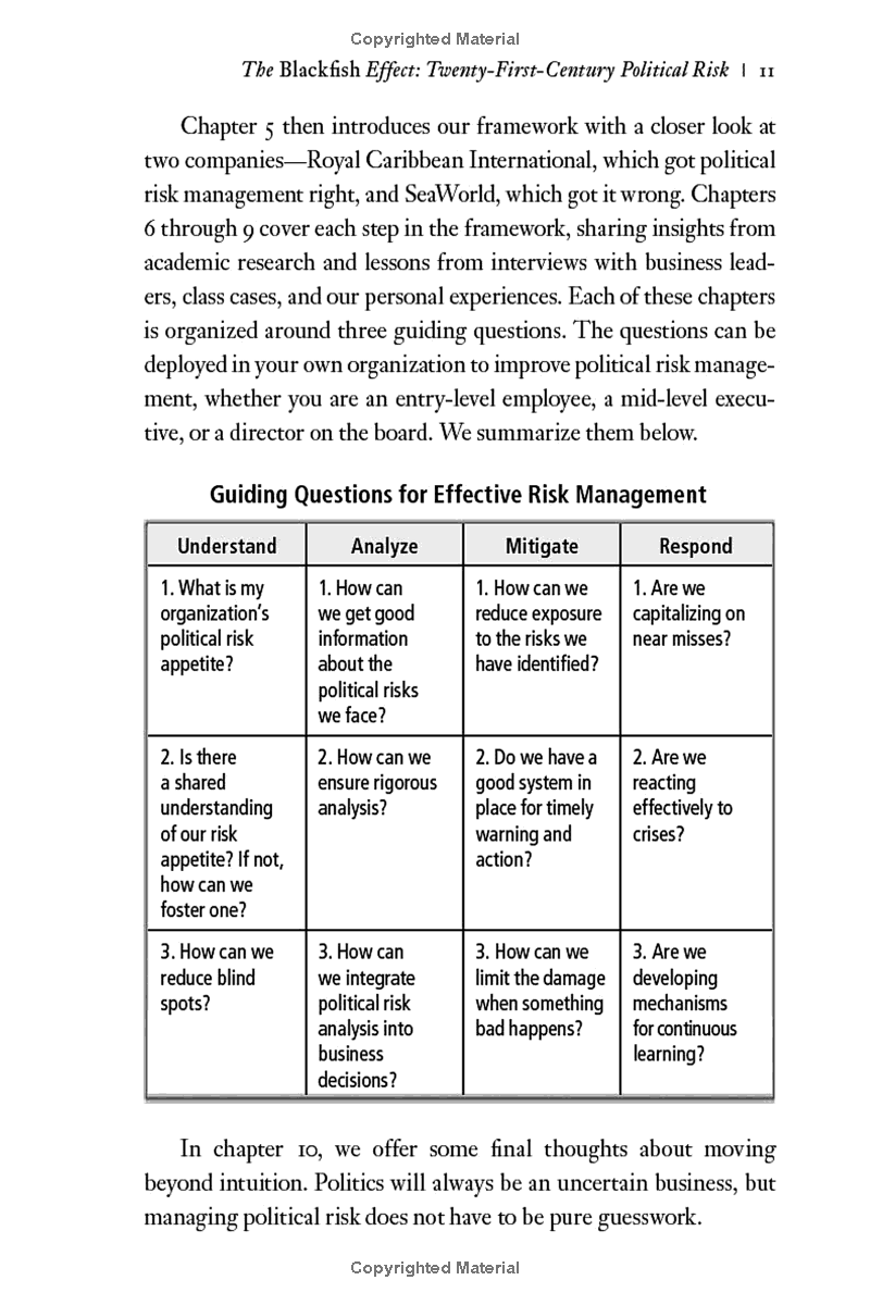 political risk: how businesses and organizations can anticipate global insecurity