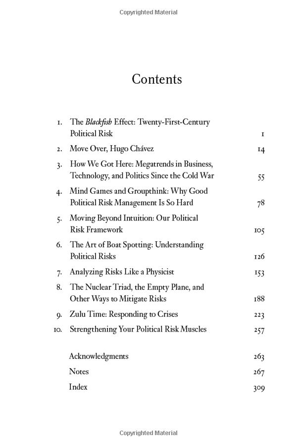 political risk: how businesses and organizations can anticipate global insecurity