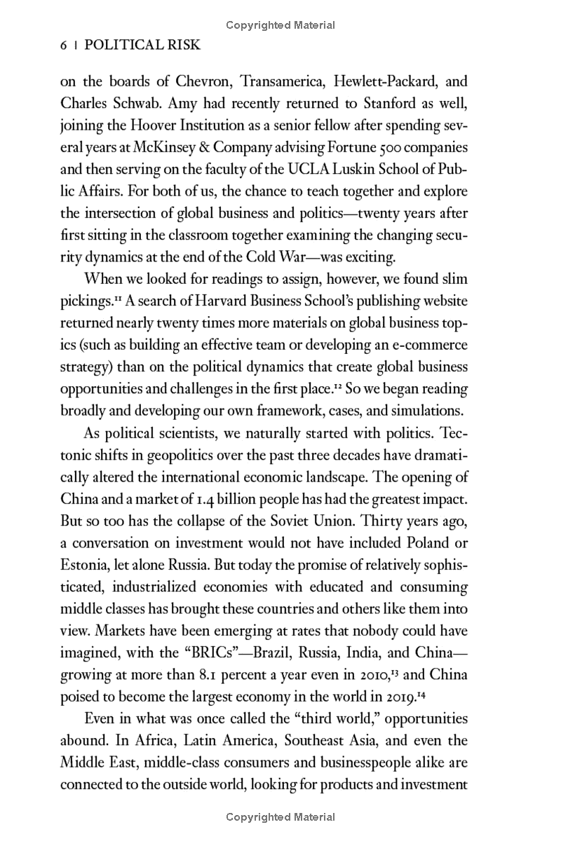political risk: how businesses and organizations can anticipate global insecurity