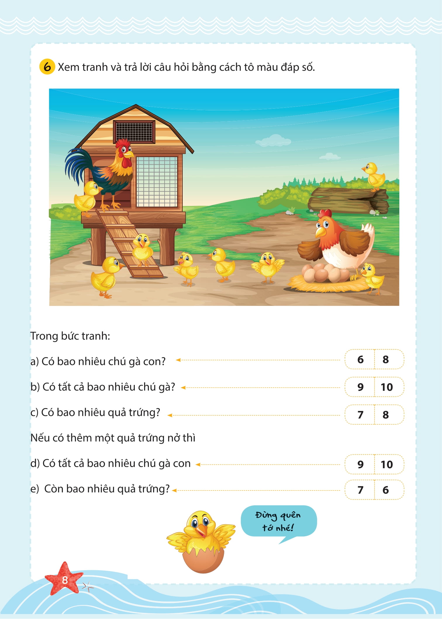 pomath - toán tư duy cho trẻ em - 6-7 tuổi - tập 1