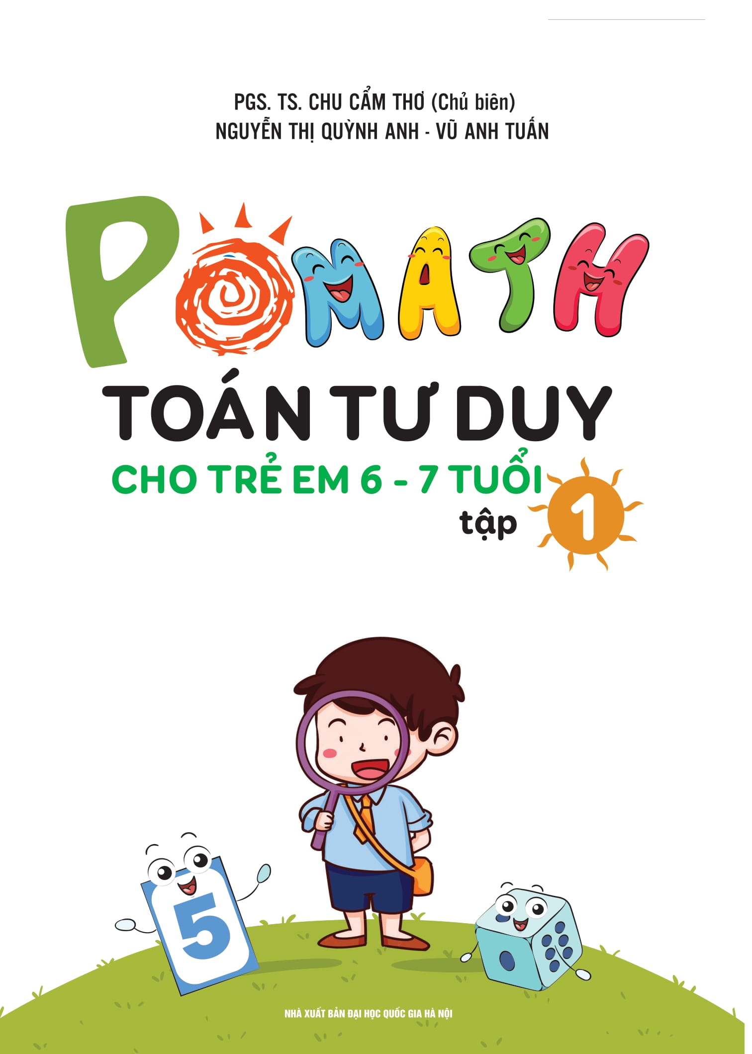 pomath - toán tư duy cho trẻ em - 6-7 tuổi - tập 1