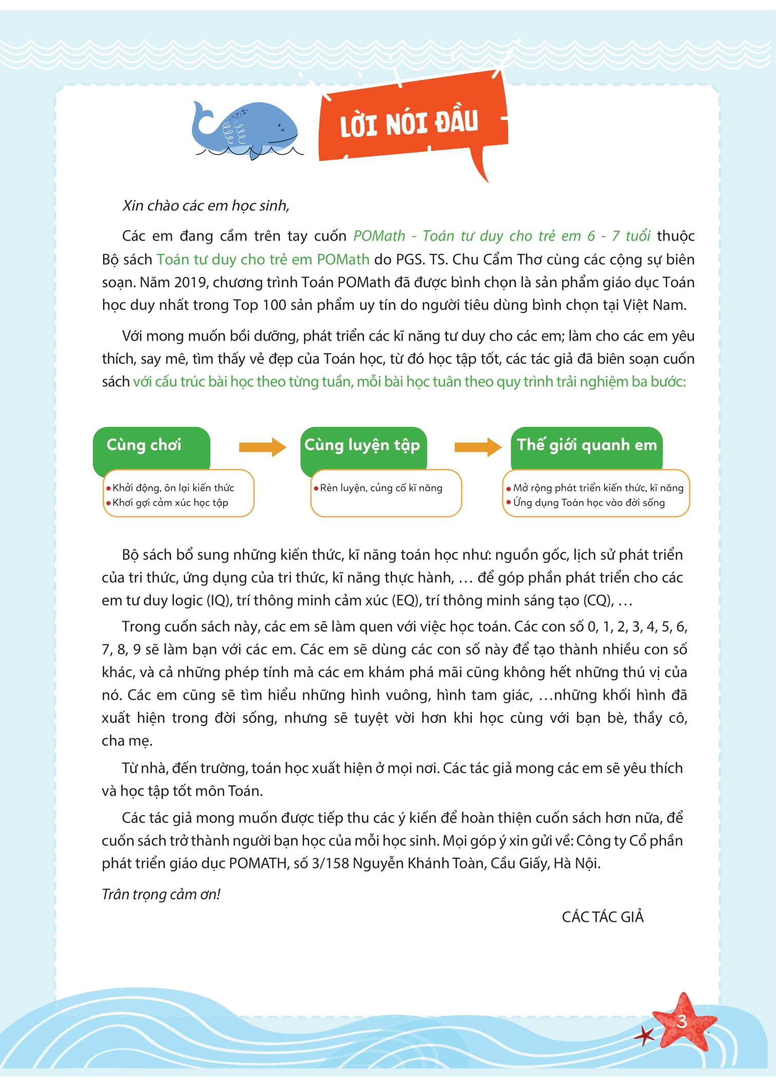 pomath - toán tư duy cho trẻ em - 6-7 tuổi - tập 1