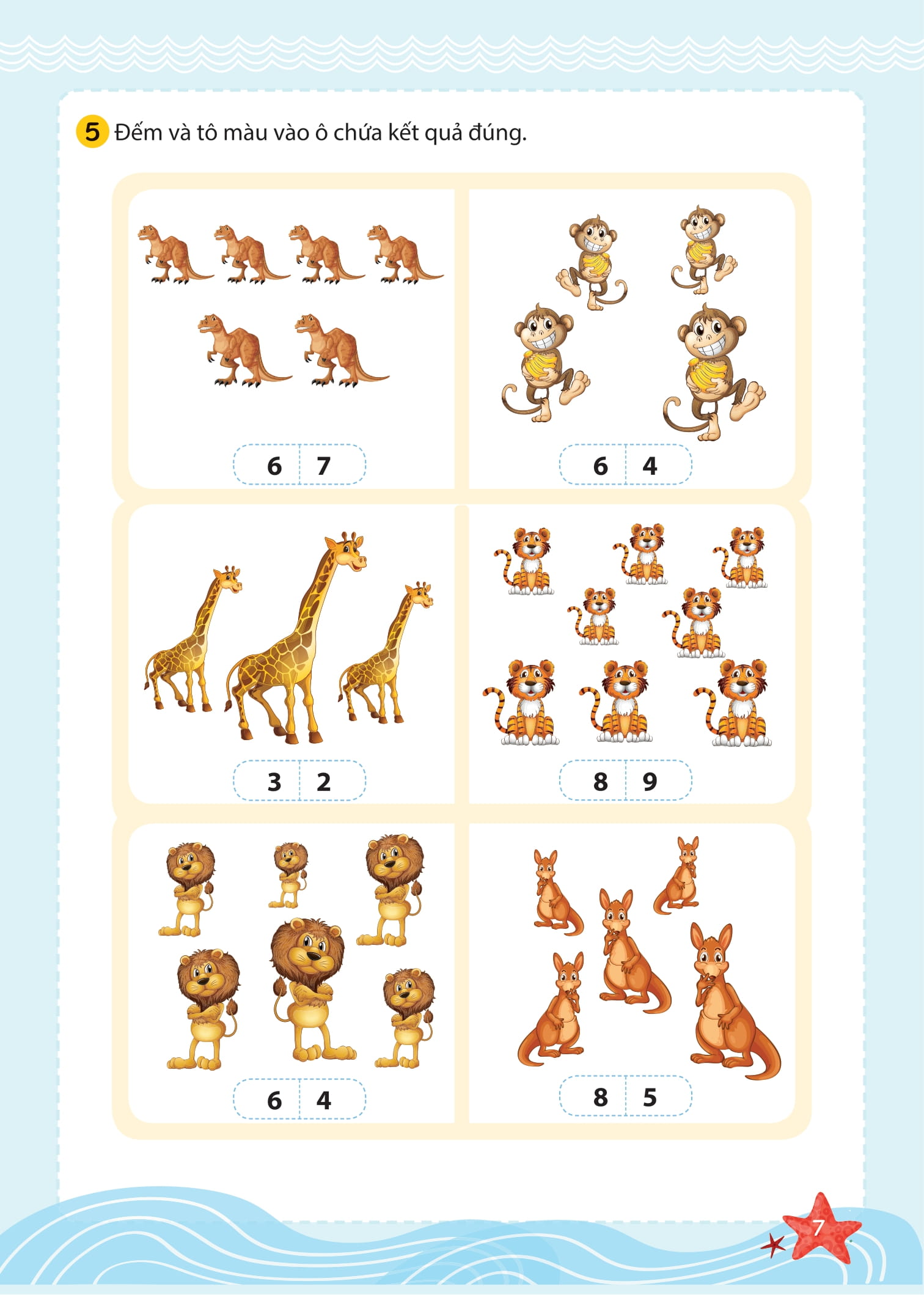 pomath - toán tư duy cho trẻ em - 6-7 tuổi - tập 1