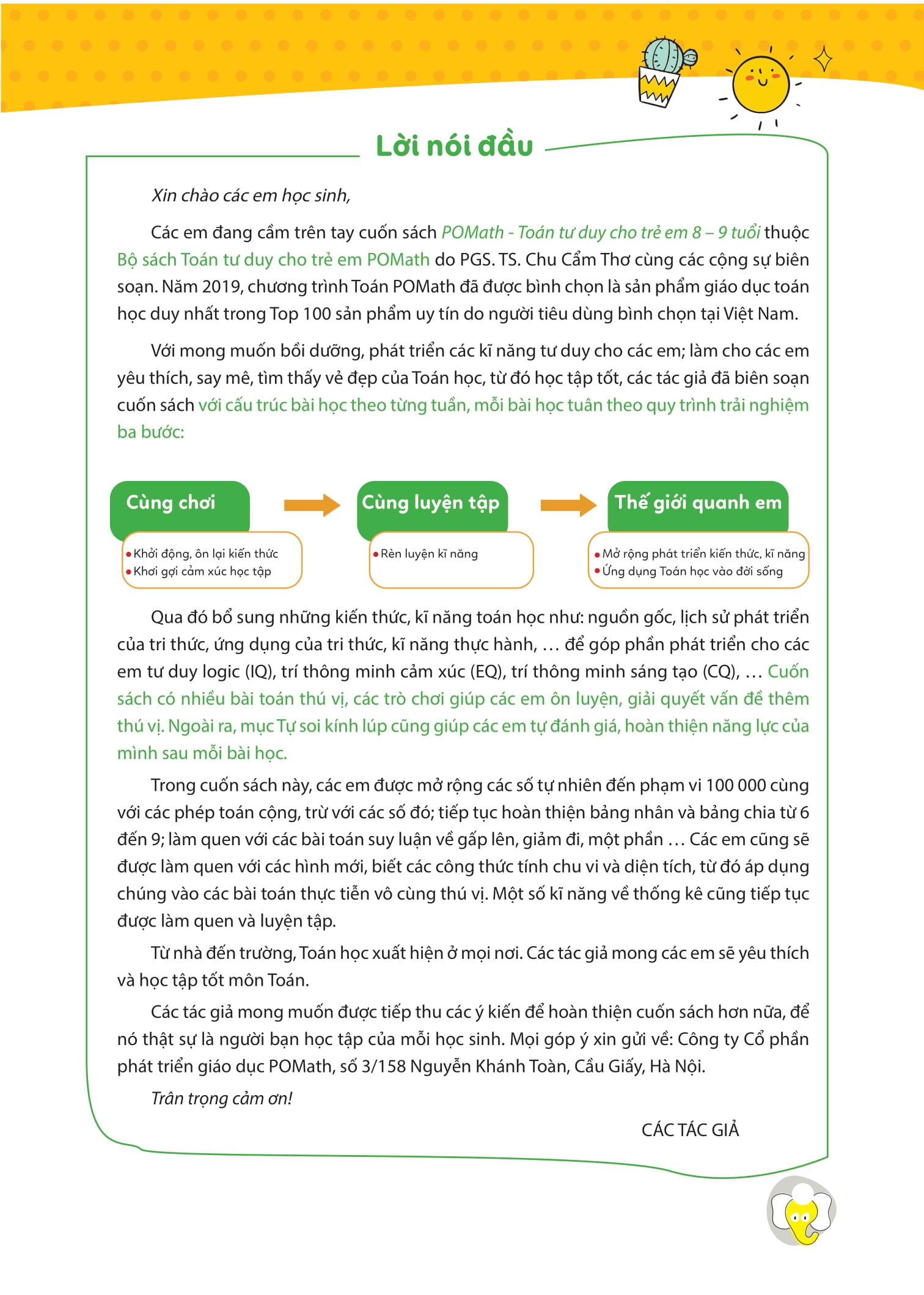 pomath - toán tư duy cho trẻ em 8-9 tuổi - tập 1