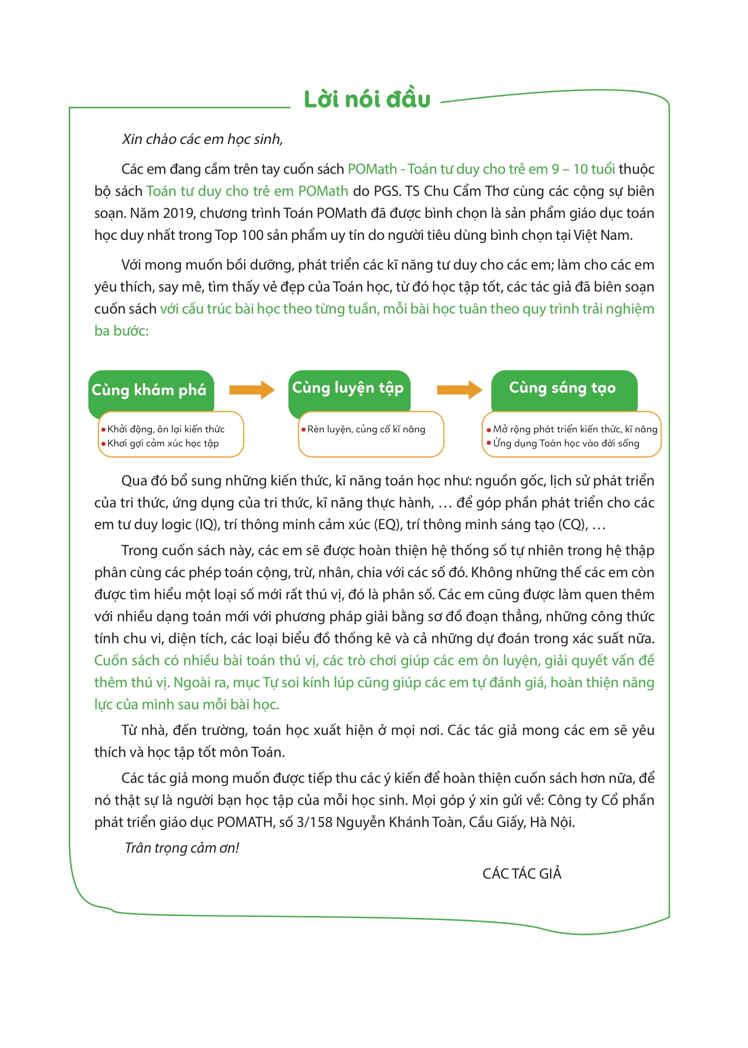 pomath - toán tư duy cho trẻ em 9-10 tuổi - tập 1