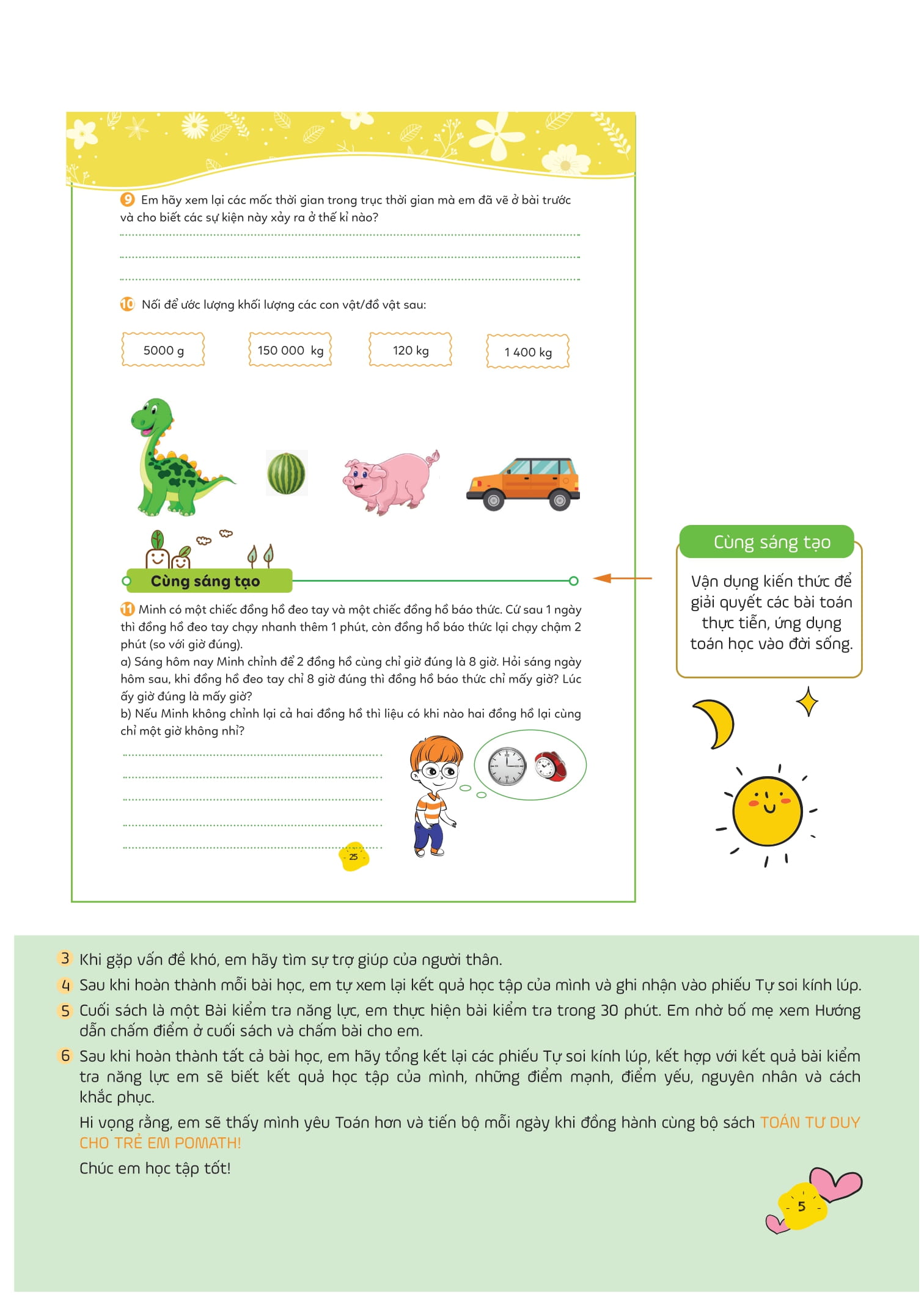 pomath - toán tư duy cho trẻ em 9-10 tuổi - tập 1