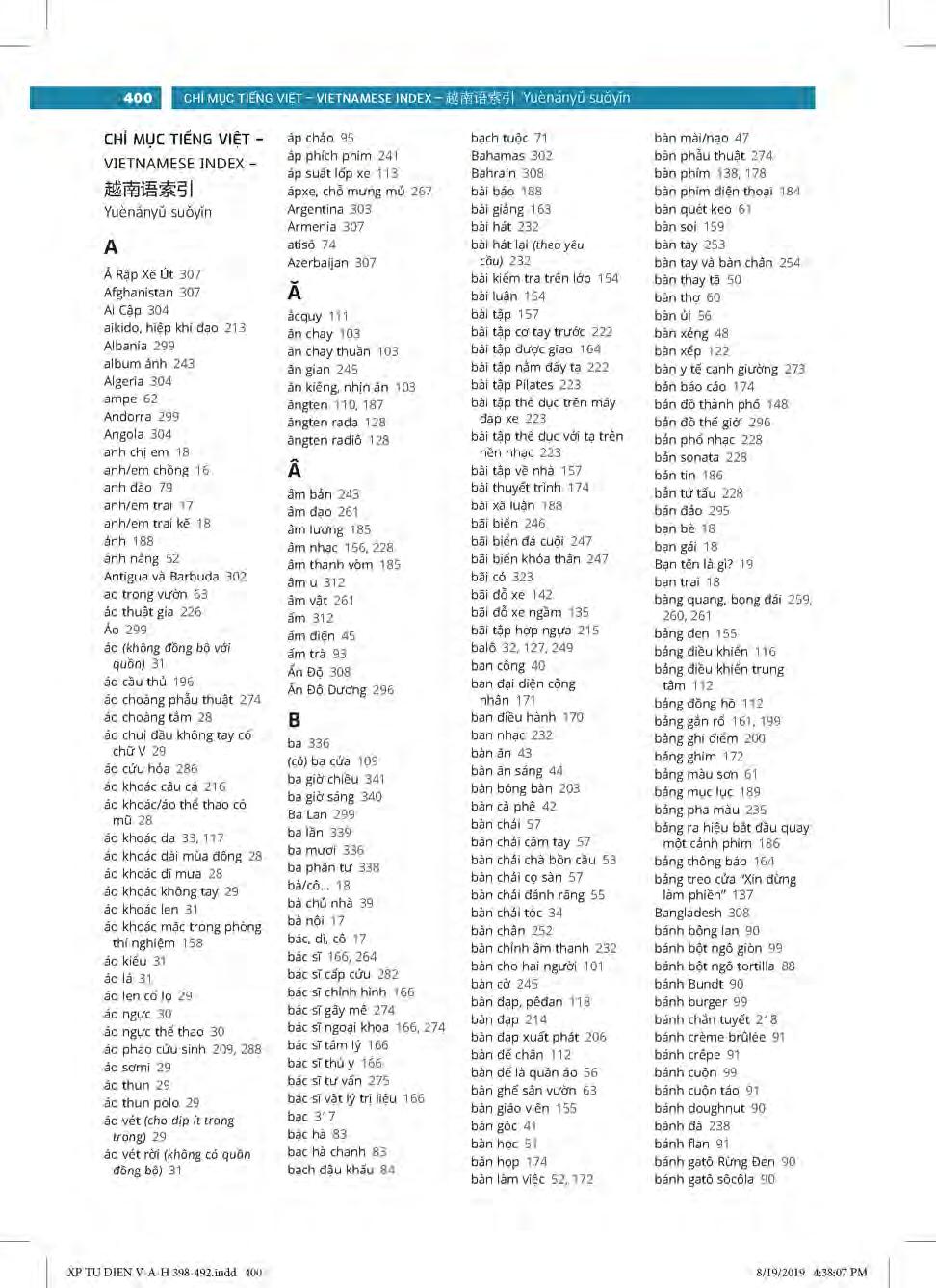 pons general reference - trilingual visual dictionary vietnamese - english - chinese