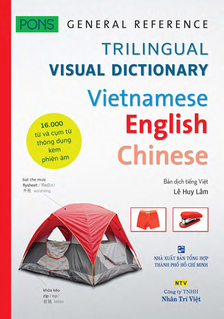 pons general reference - trilingual visual dictionary vietnamese - english - chinese