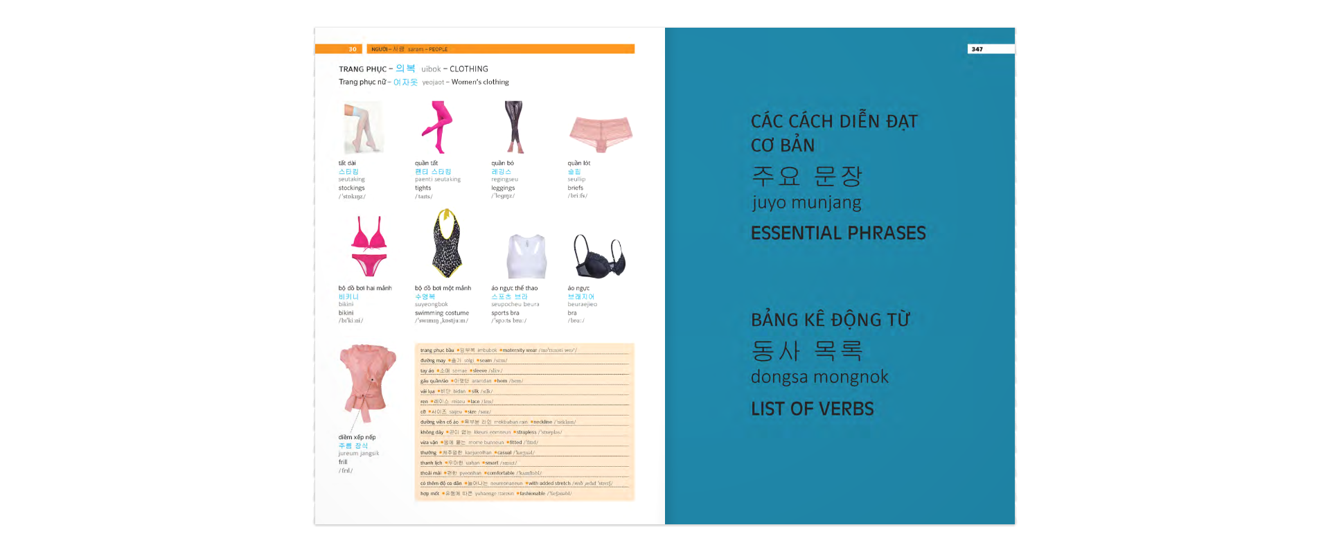 pons general reference - trilingual visual dictionary vietnamese - korean - english