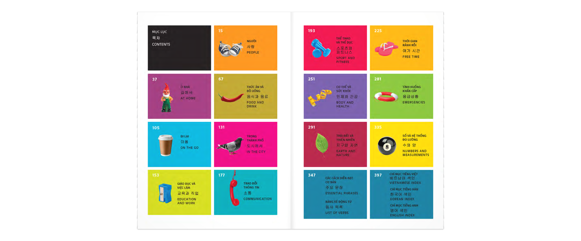 pons general reference - trilingual visual dictionary vietnamese - korean - english