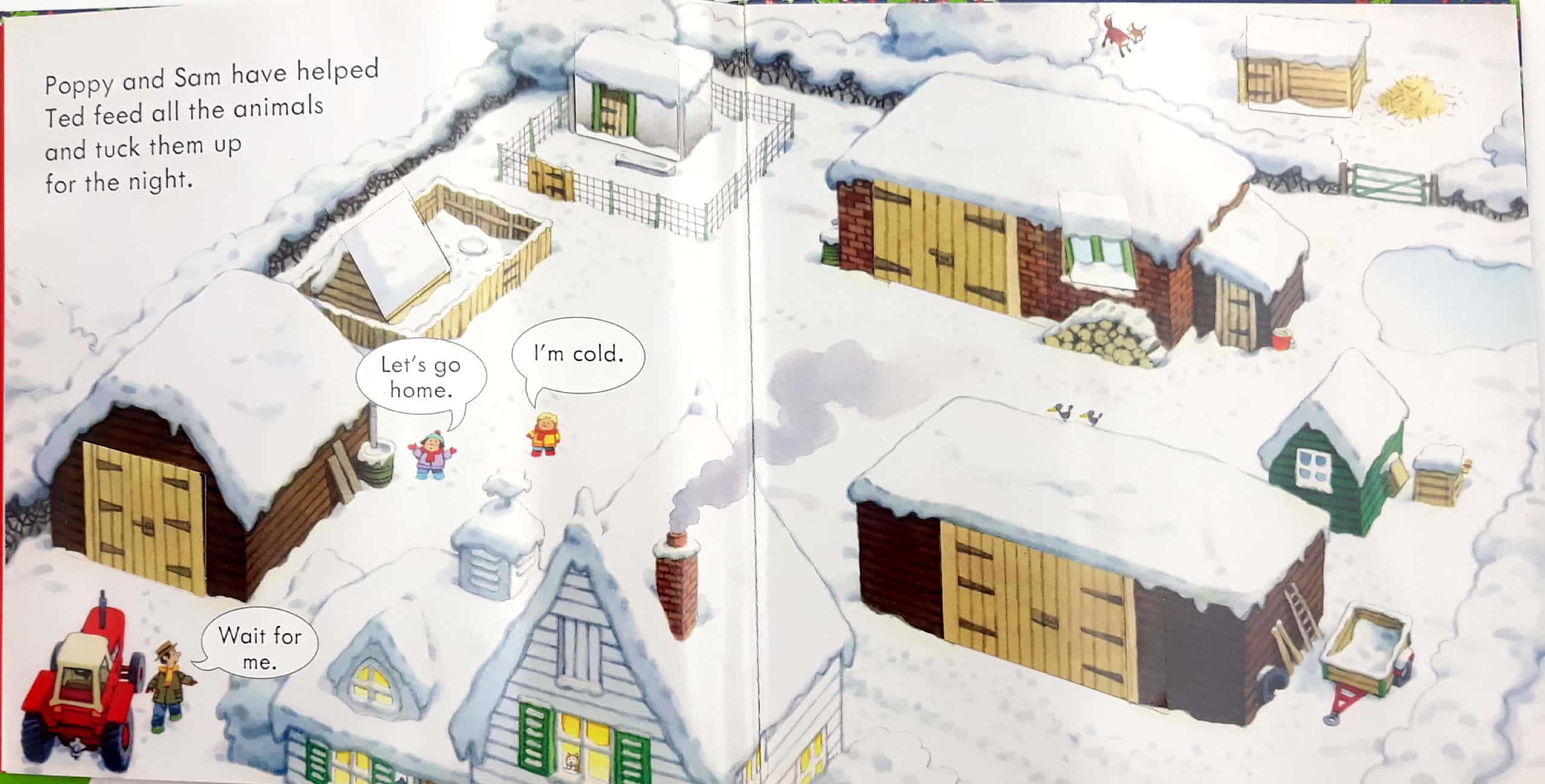 poppy and sam's lift-the-flap christmas (farmyard tales poppy and sam)
