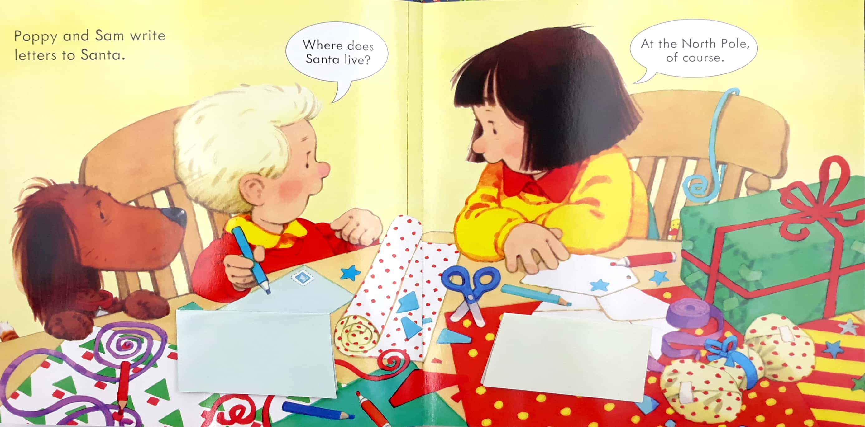 poppy and sam's lift-the-flap christmas (farmyard tales poppy and sam)