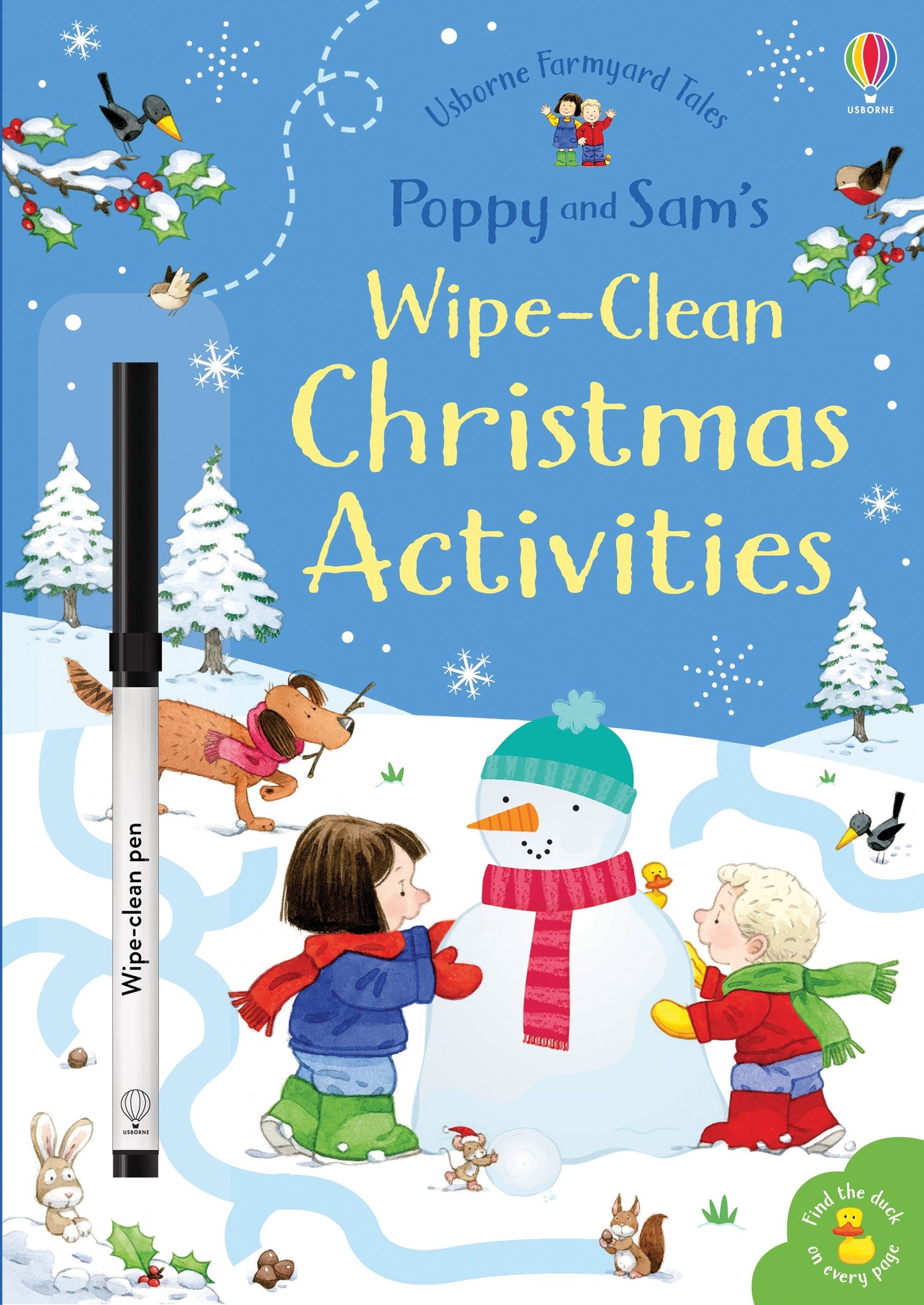 poppy and sam's wipe-clean christmas activities