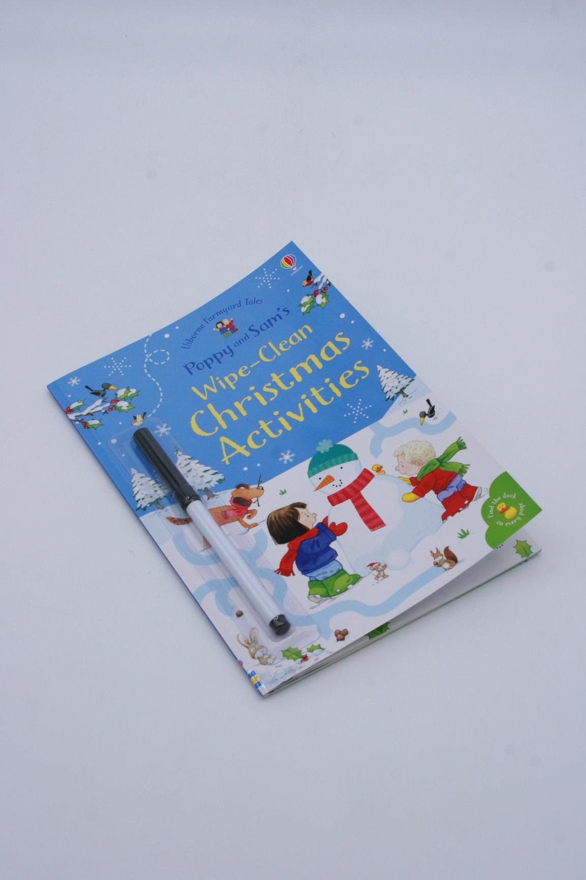 poppy and sam's wipe-clean christmas activities
