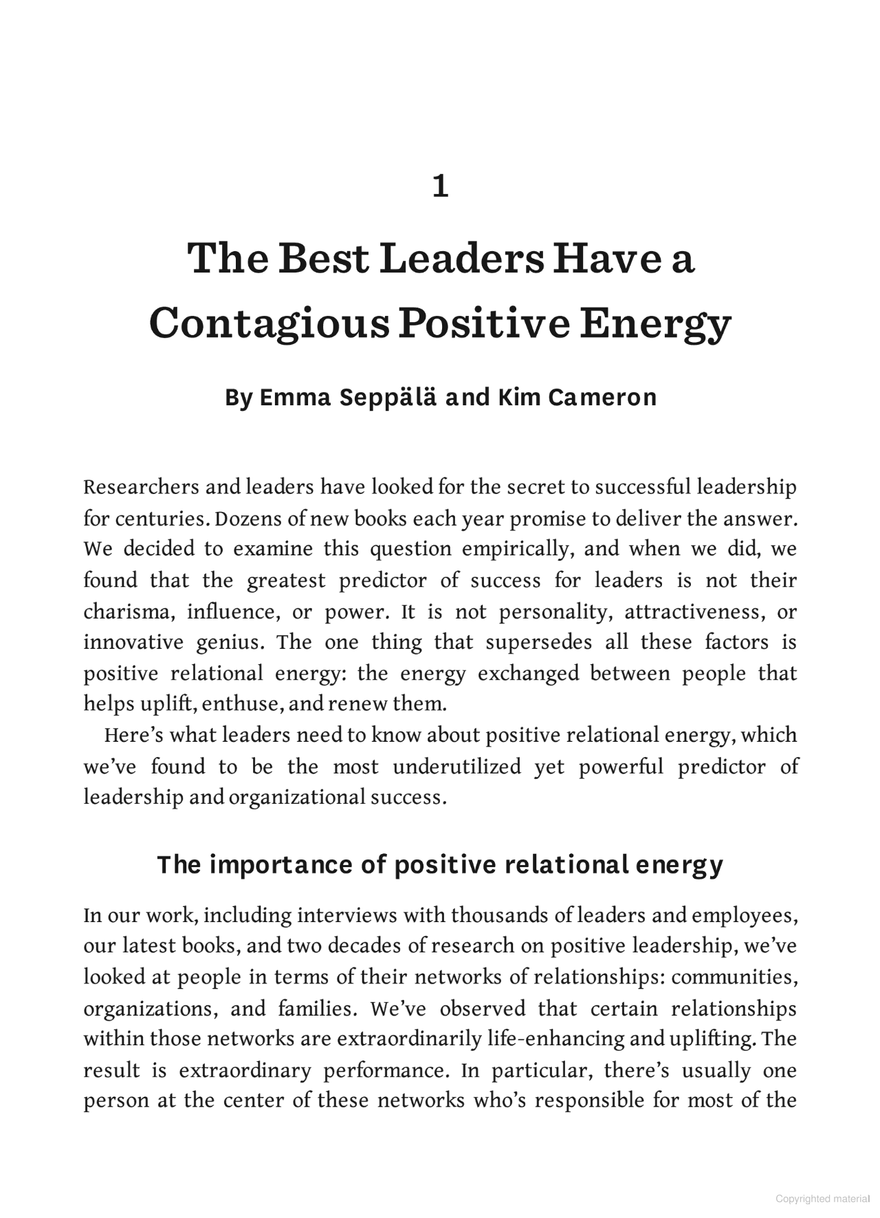 Positivity And Growth (HBR Emotional Intelligence Series)