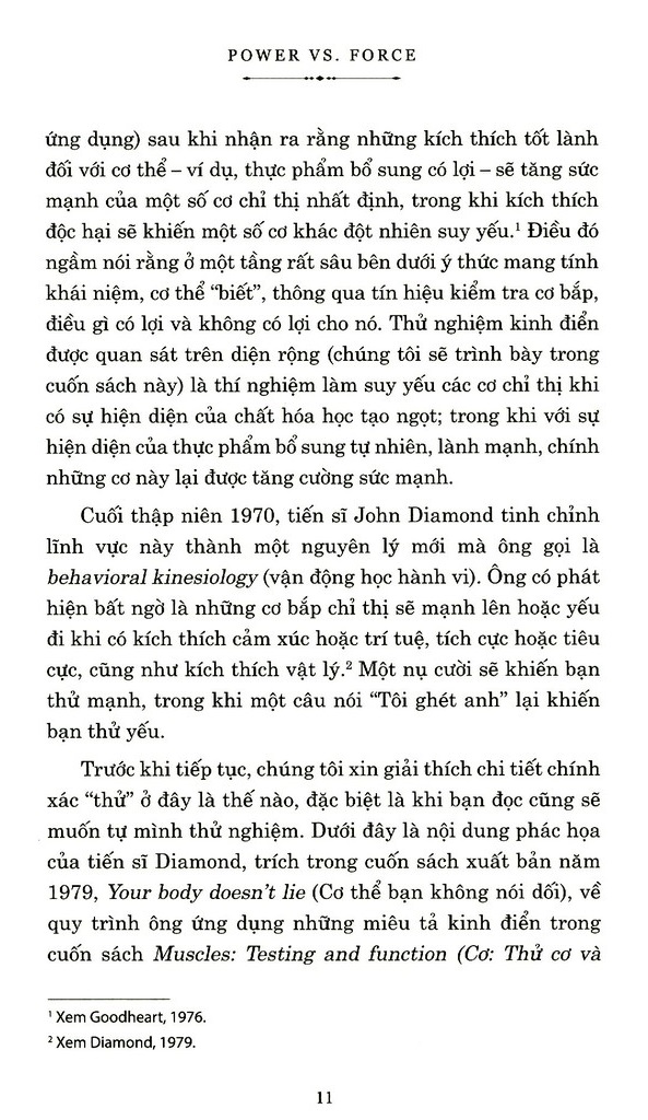 power vs force - trường năng lượng và những nhân tố quyết định hành vi của con người (tái bản)