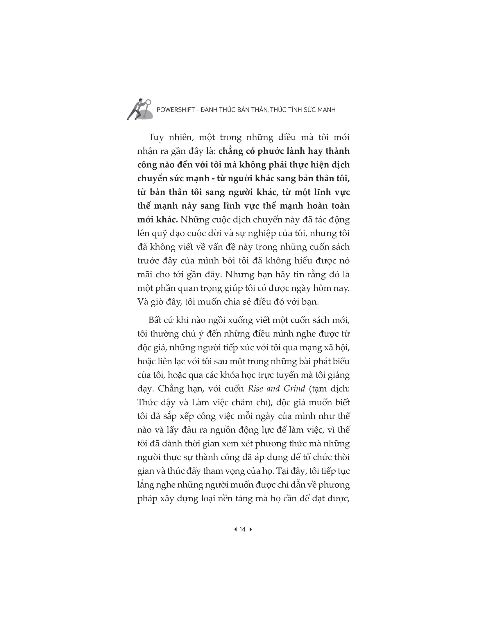 powershift - đánh thức bản thân - thức tỉnh sức mạnh