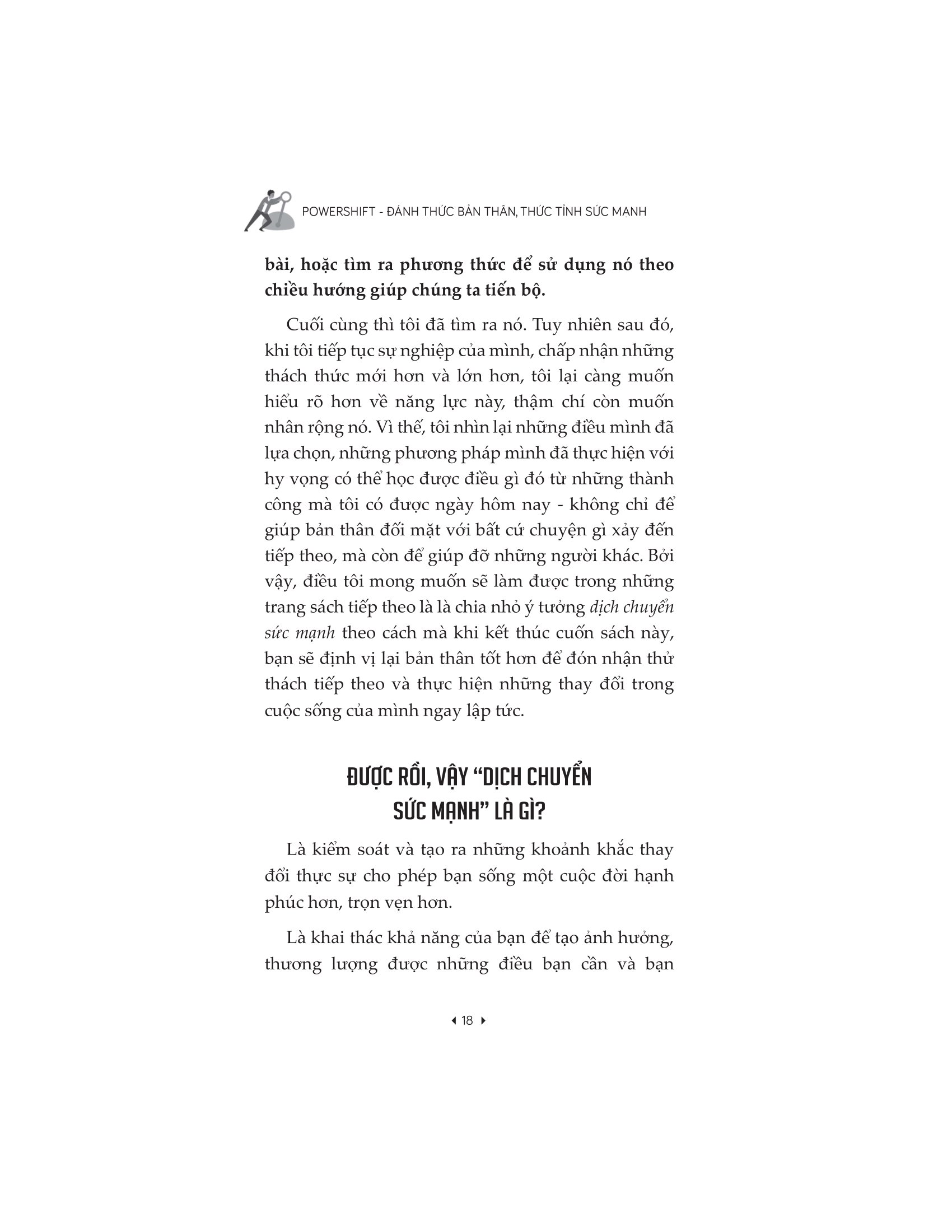 powershift - đánh thức bản thân - thức tỉnh sức mạnh