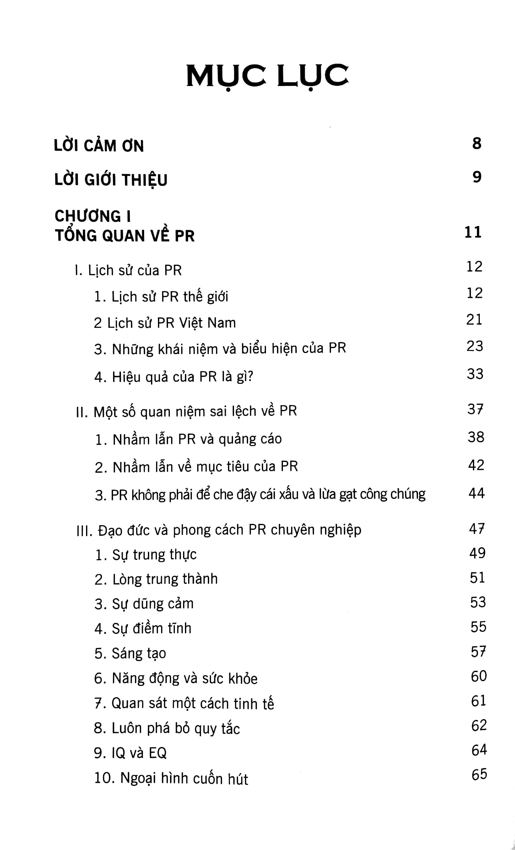 pr thực - đẳng cấp của sự chuyên nghiệp