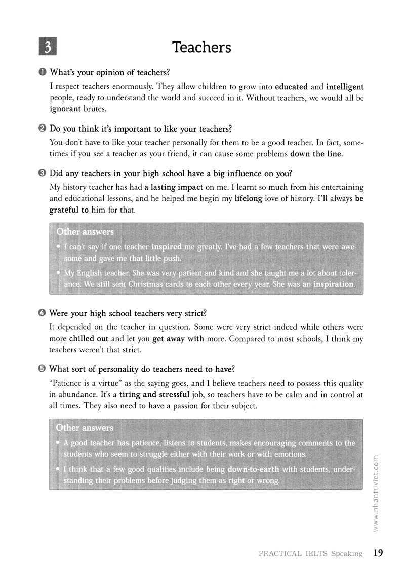 practical ielts speaking
