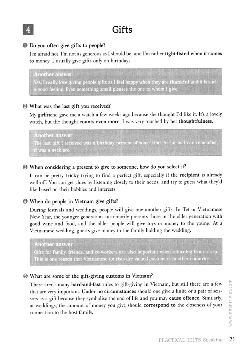 practical ielts speaking