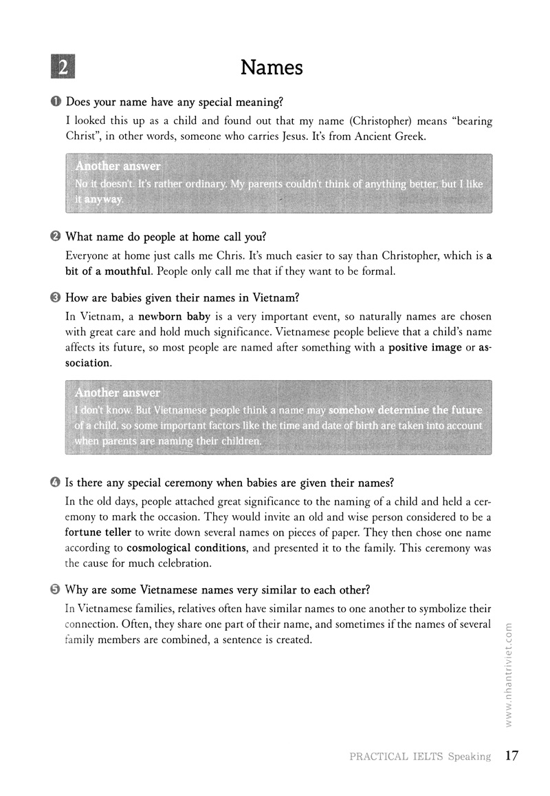 practical ielts speaking