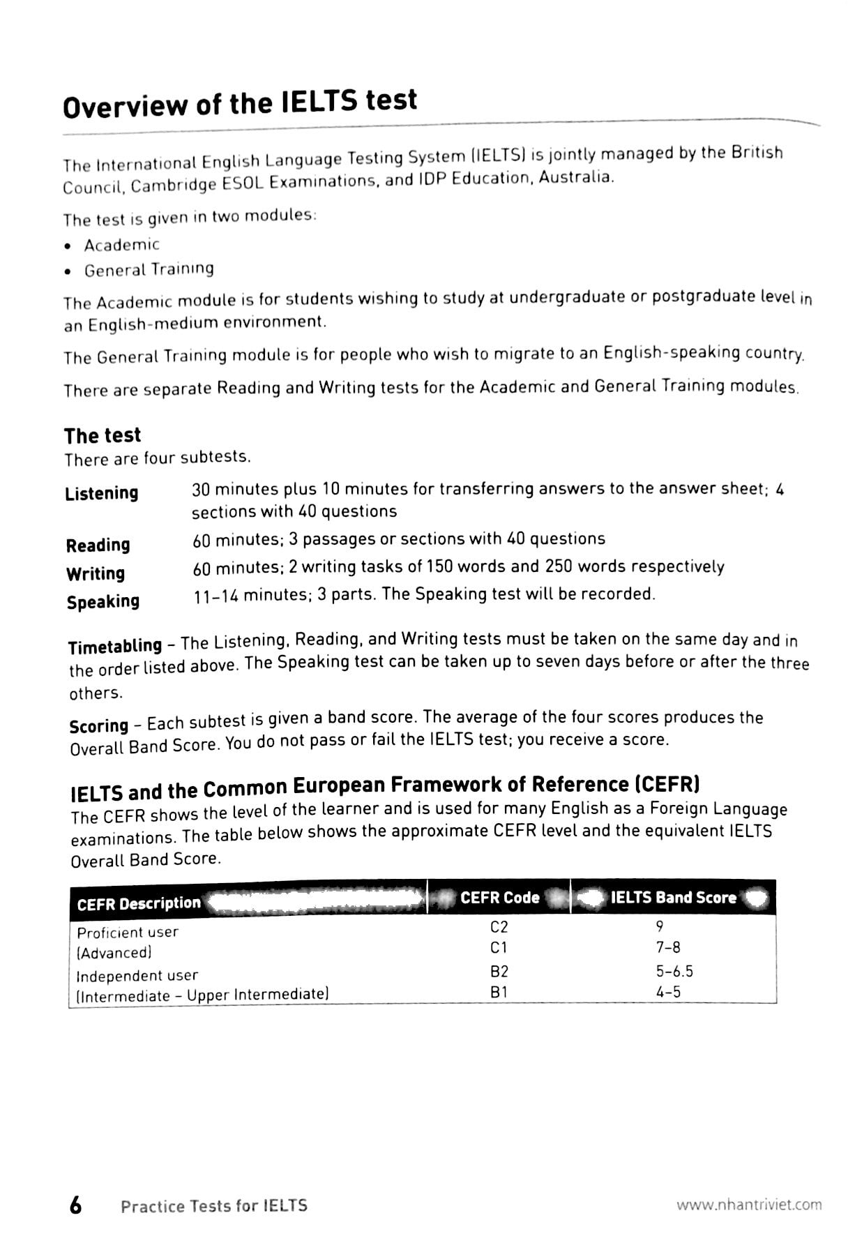 practice tests for ielts_collins english for exams (4 academic+2 general)(+cd)
