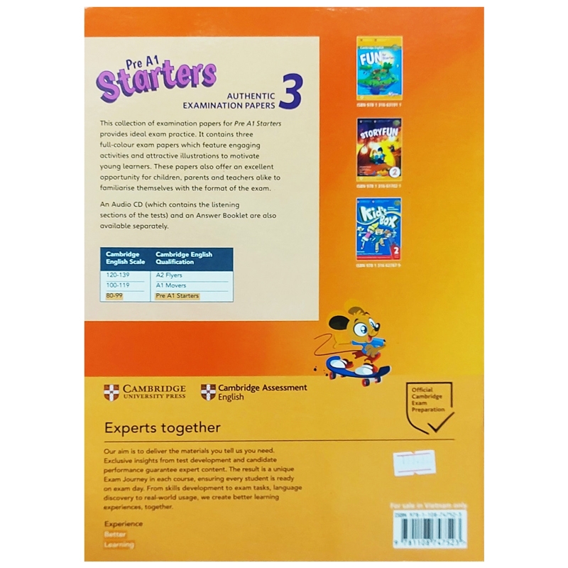 pre a1 starters 3 student's book: authentic examination papers